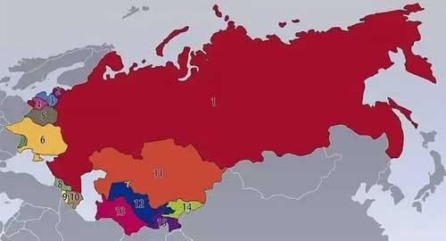 苏联解体成几个国家分别是哪些